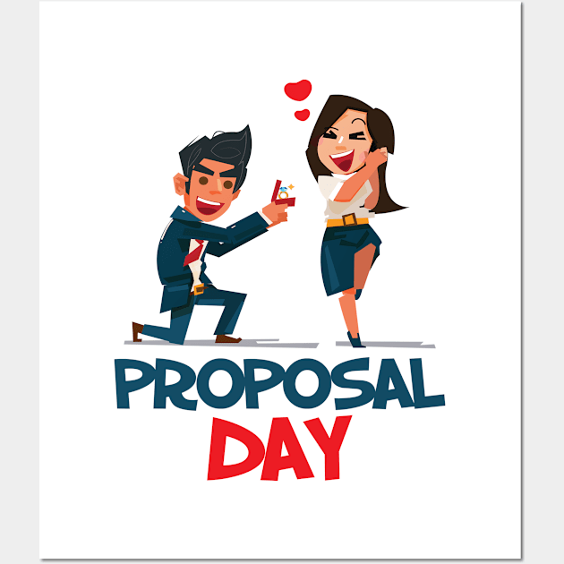 20th March - Proposal Day Wall Art by fistfulofwisdom